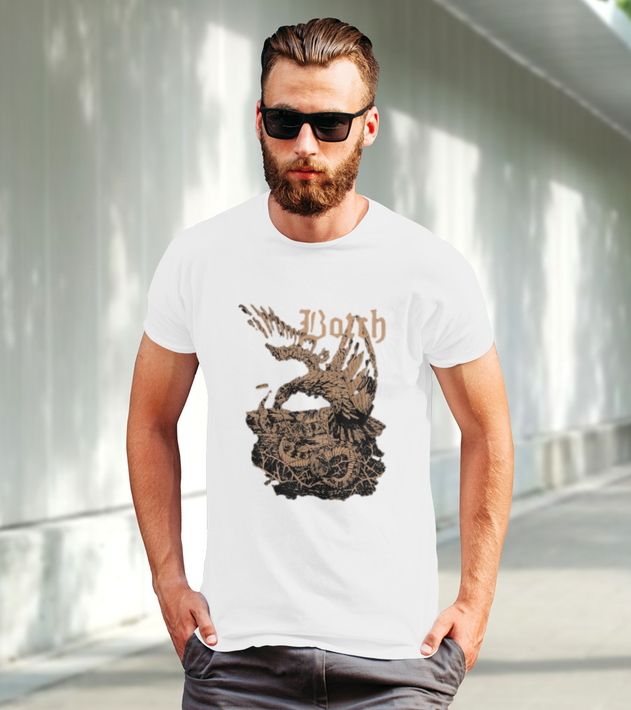 Botch Eagle And Snake Medieval Gothic T-Shirt