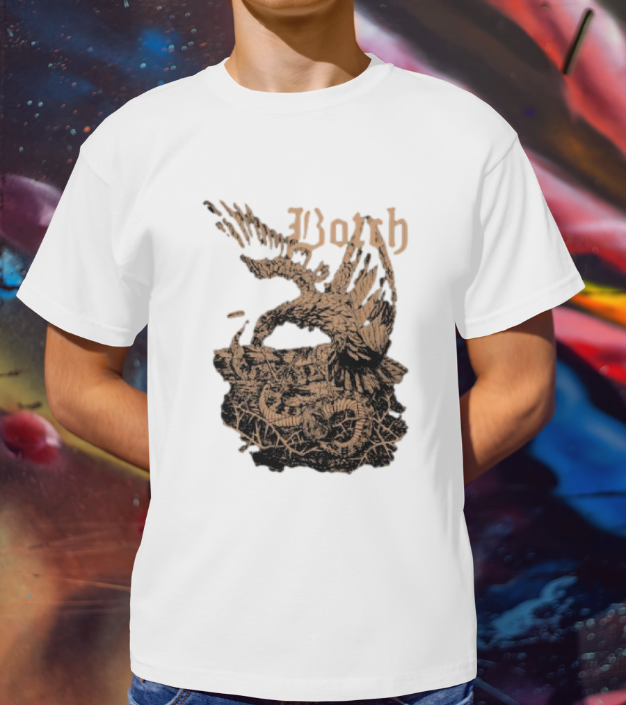 Botch Eagle And Snake Medieval Gothic T-Shirt