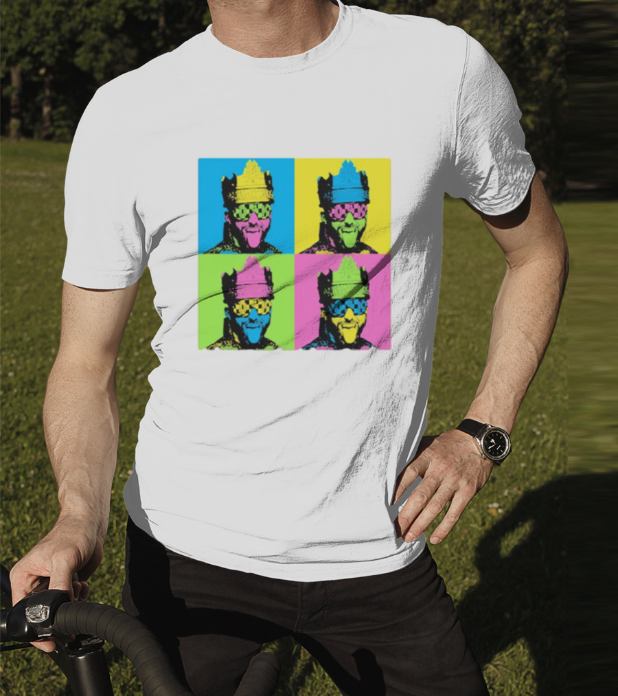 Deathmatch King Pop Art Style Color Blocks T-Shirt