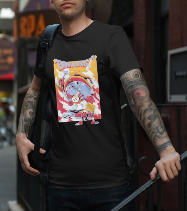 Breakfast Quest Heroes Toast Battlers T-Shirt
