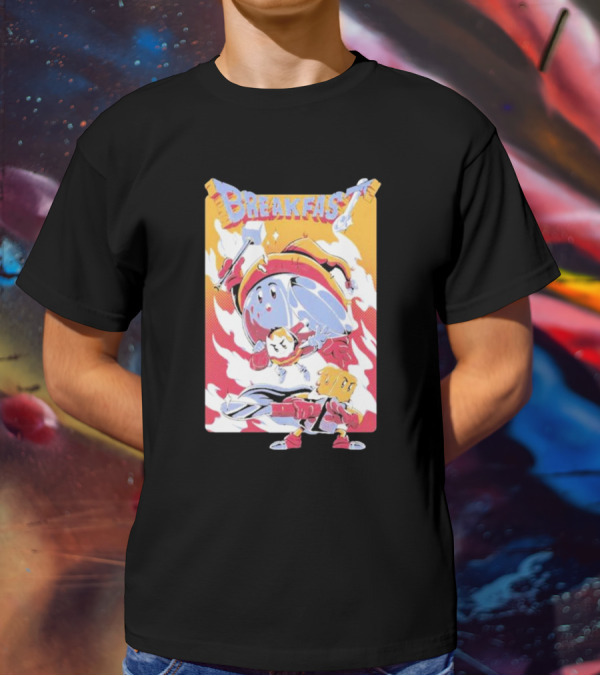 Breakfast Quest Heroes Toast Battlers T-Shirt