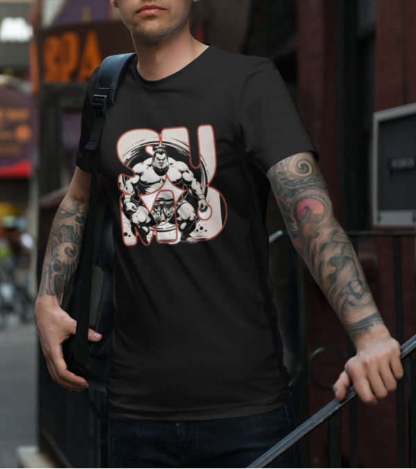 Sumo Warrior Power Bold Stance Mastery T-Shirt