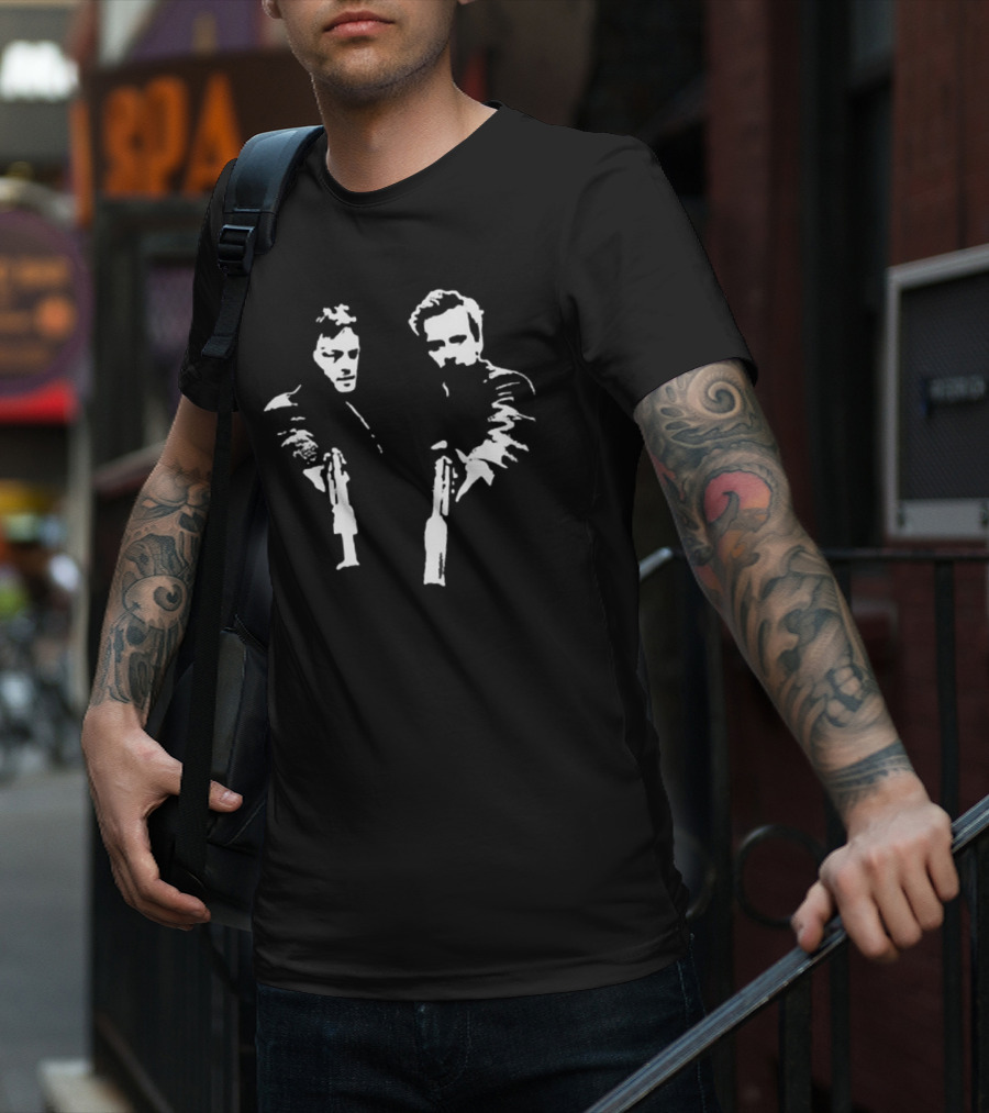 Boondock Saints Brothers With Guns Iconic T-Shirt