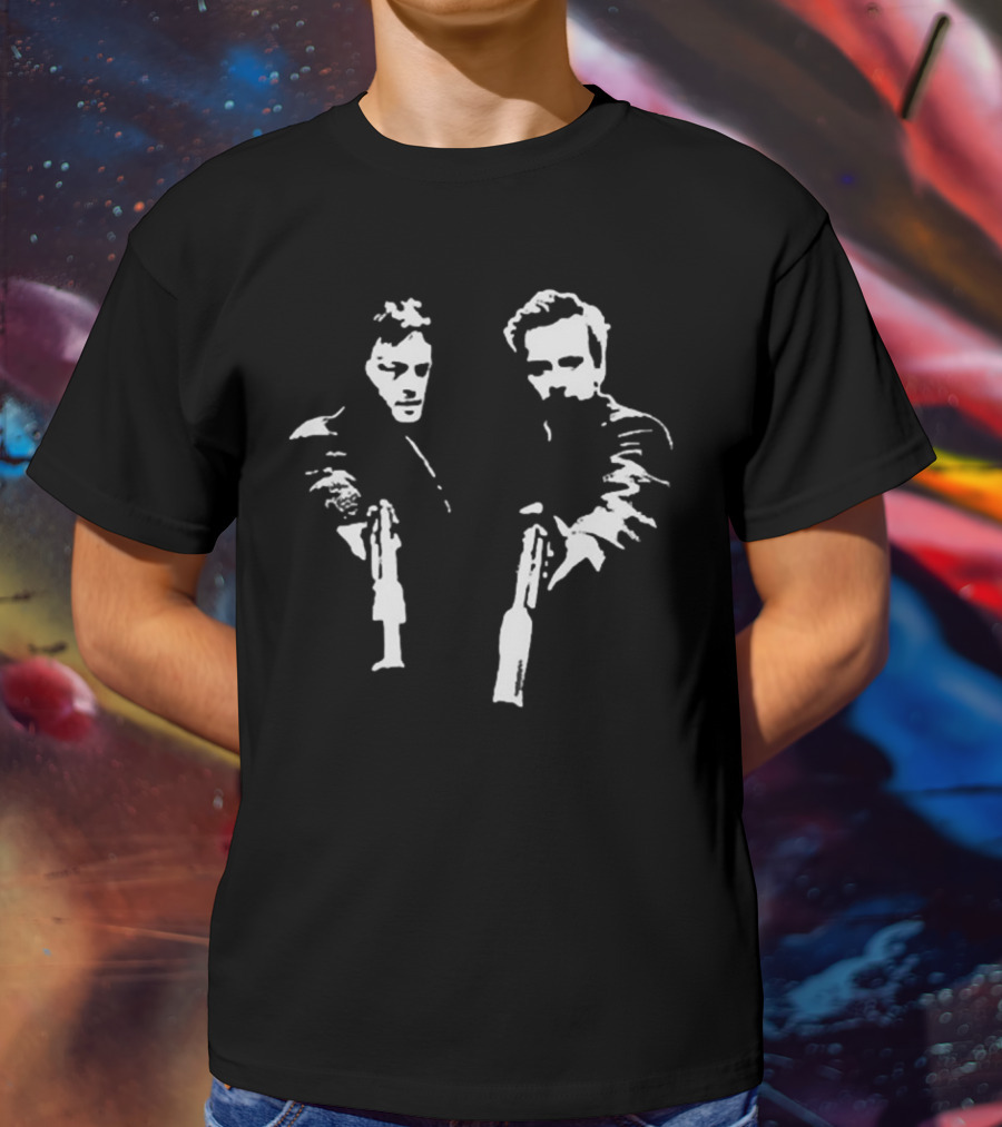 Boondock Saints Brothers With Guns Iconic T-Shirt