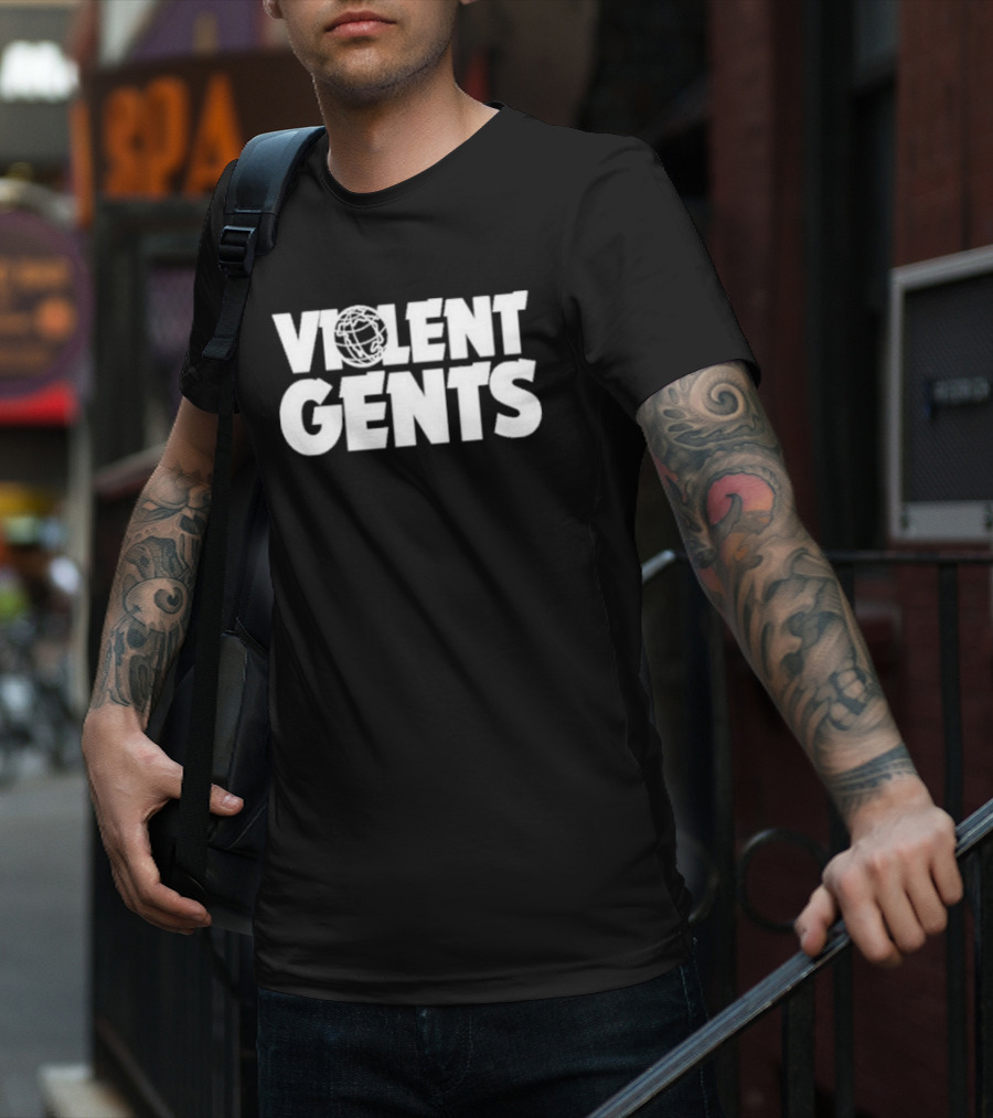 Violent Gentlemen Gents World Globe T-Shirt