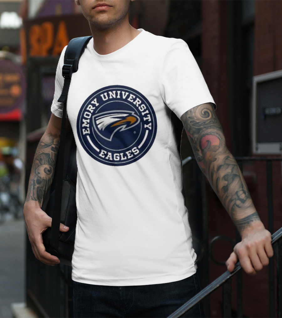 Emory University Eagles Circle Emblem T-Shirt