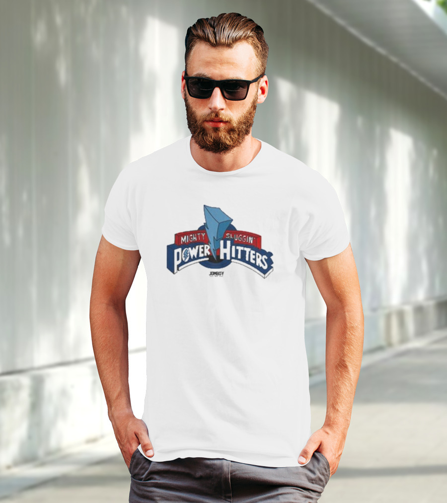 Mighty Sluggin Power Hitters Jomboy Vintage Baseball T-Shirt