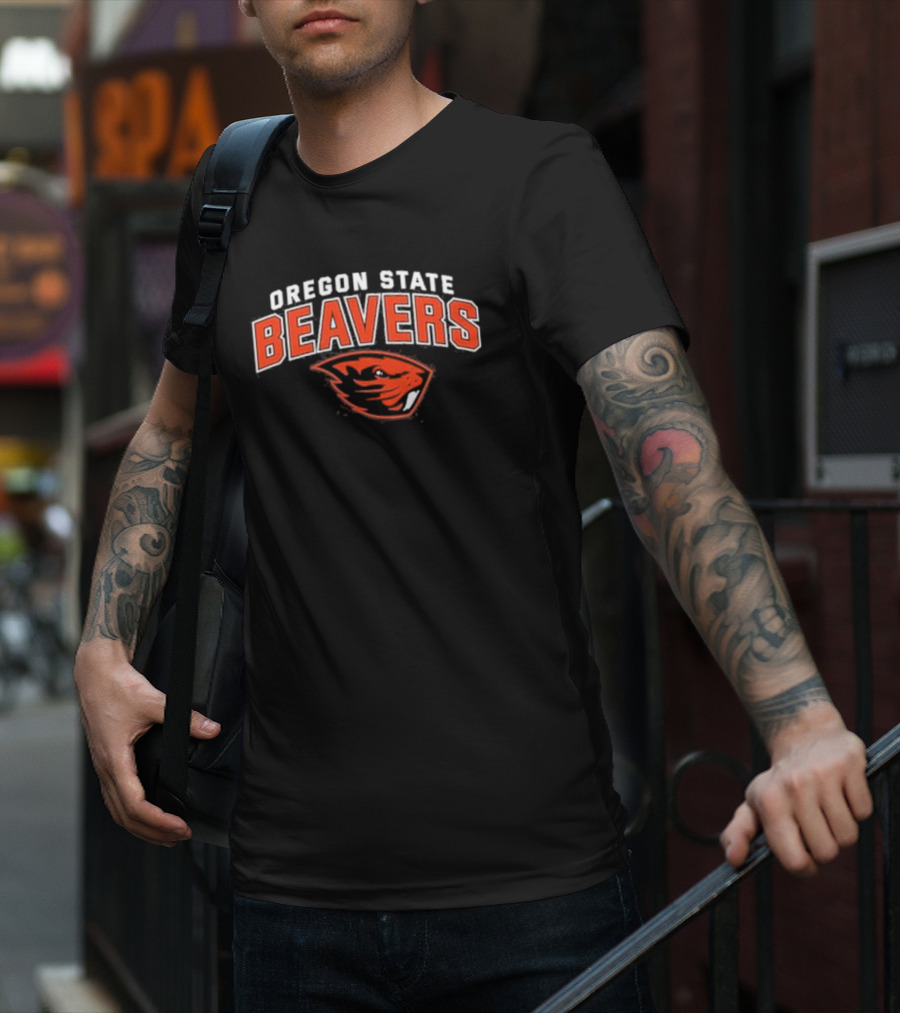 Oregon State Beavers Athletic Mascot T-Shirt