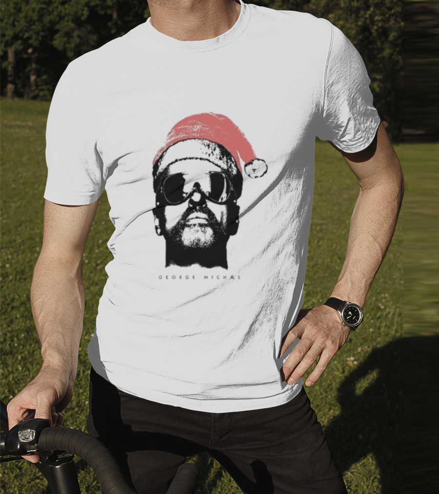 George Michael Santa Hat Christmas T-Shirt