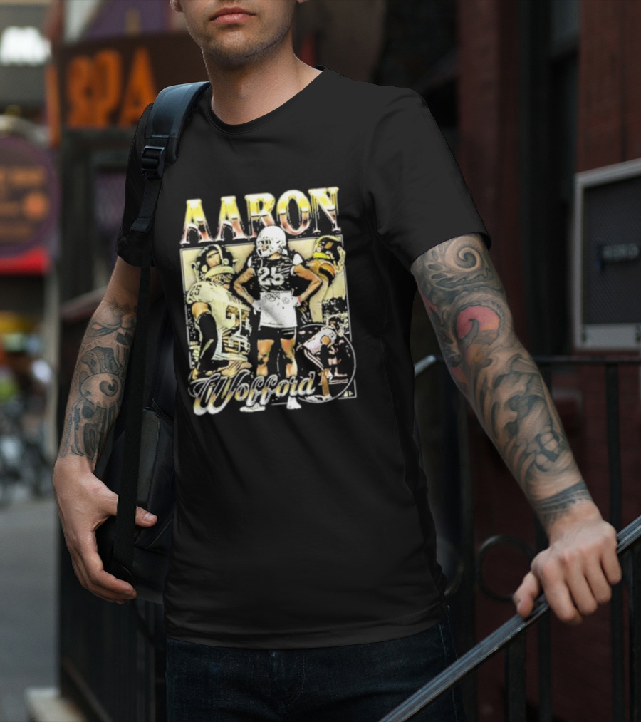 Aaron Wofford Vintage Lightweight Football Player Graphics T-Shirt