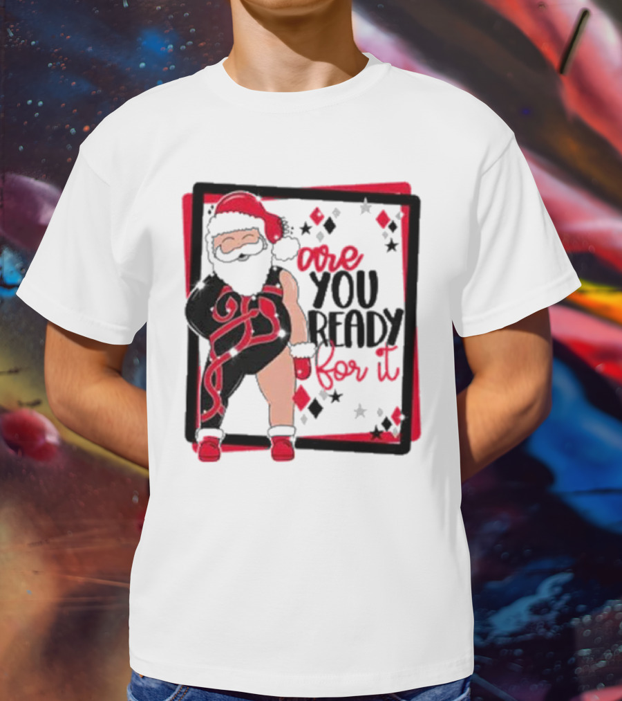 Reputation Taylor's Version Santa Are You Ready For It Santa Wrestler Patchwork Emo Goth T-Shirt