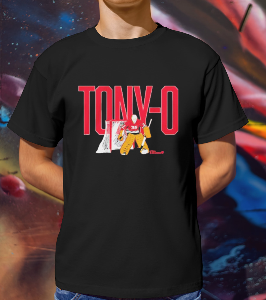 TONY-O Number 35 Hockey Goalie T-Shirt