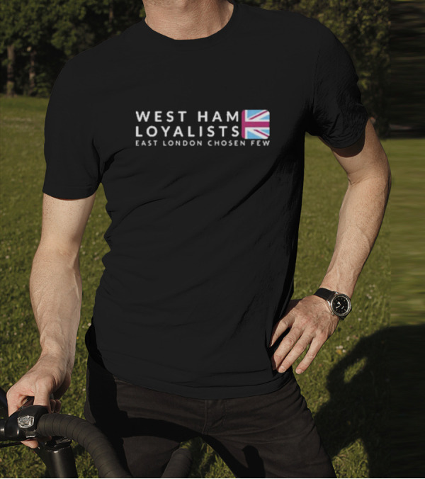 West Ham Loyalists East London Chosen Few Union Jack T-Shirt