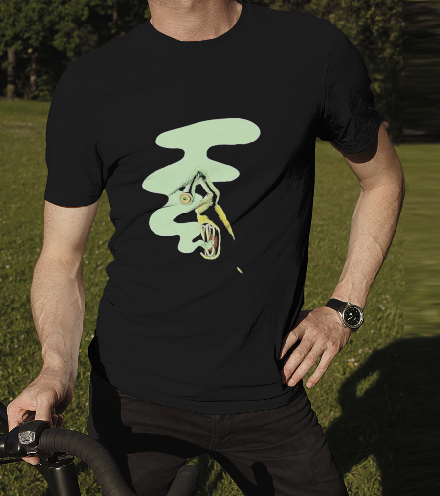 Whale Healer Surreal Creature With Abstract Eye And Vapor Trail T-Shirt