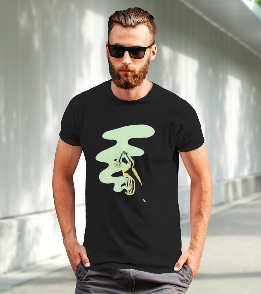 Whale Healer Surreal Creature With Abstract Eye And Vapor Trail T-Shirt