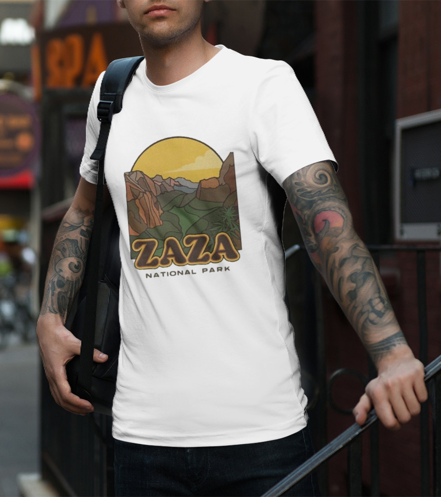 Fourtwenty Zaza National Park Scenic Wilderness Vista T-Shirt