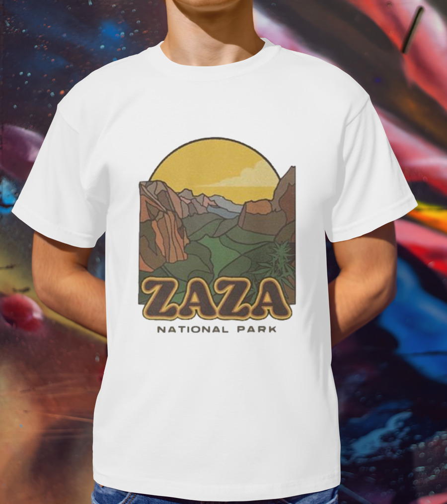 Fourtwenty Zaza National Park Scenic Wilderness Vista T-Shirt