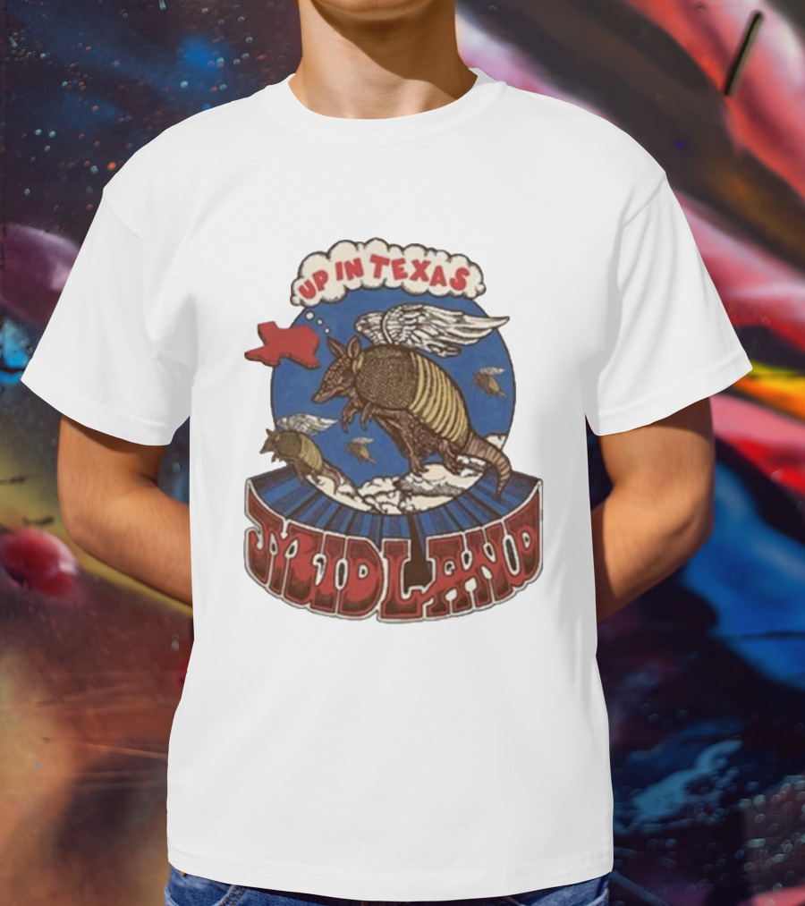 Midland Winged Armadillo Up In Texas T-Shirt