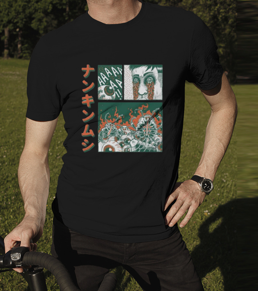 Nankinmushi AAAHHH Bedbugs Attack Horror Manga T-Shirt