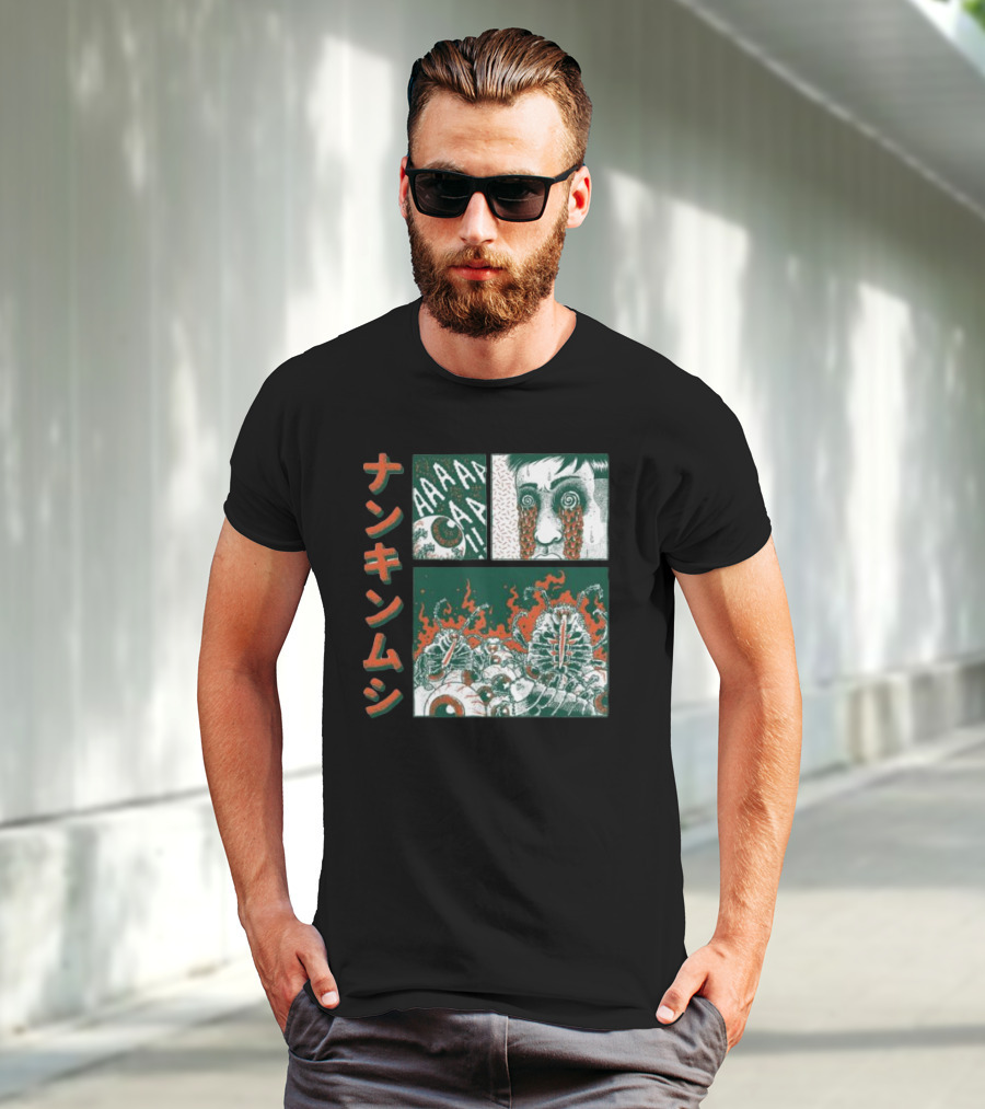 Nankinmushi AAAHHH Bedbugs Attack Horror Manga T-Shirt