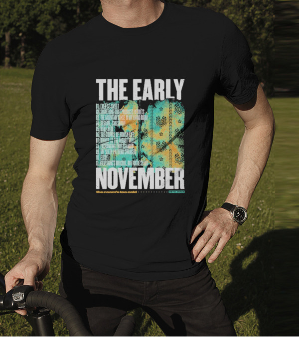 THE EARLY NOVEMBER The Room's Too Cold Tracklist 2003 T-Shirt