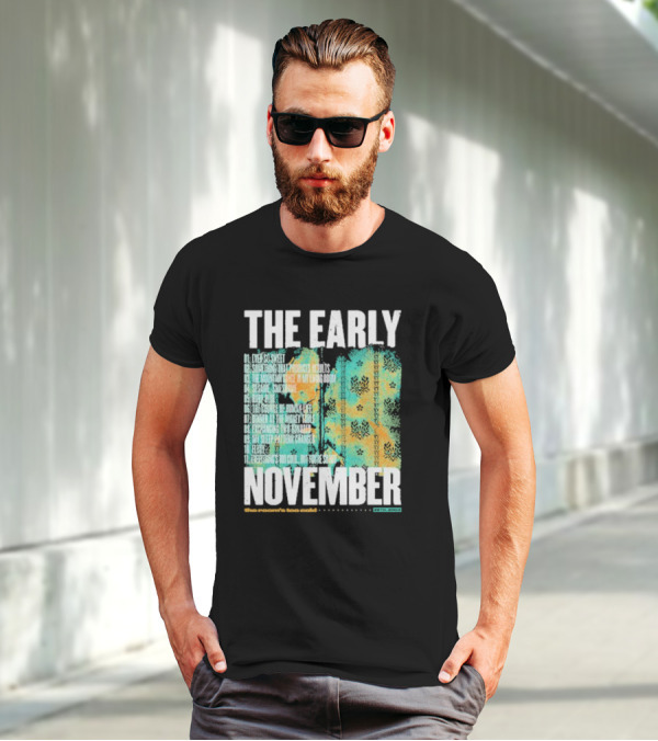 THE EARLY NOVEMBER The Room's Too Cold Tracklist 2003 T-Shirt
