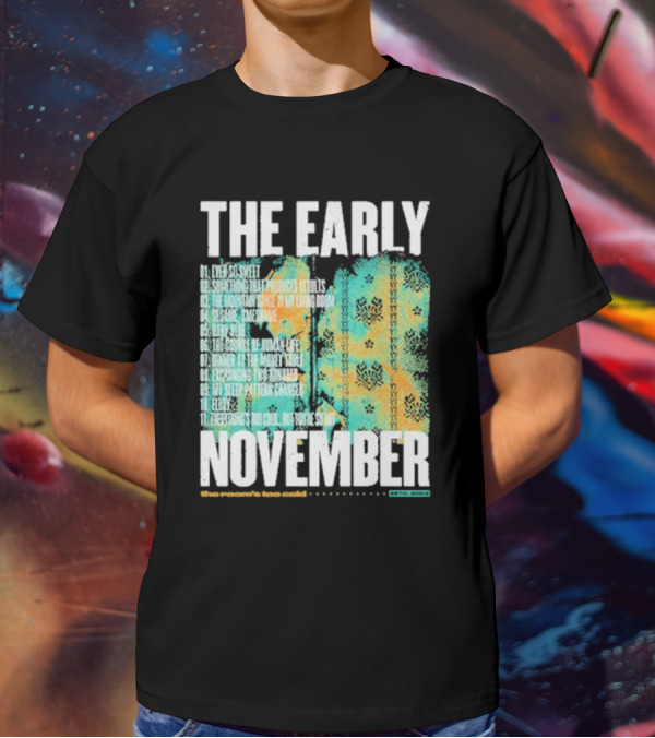THE EARLY NOVEMBER The Room's Too Cold Tracklist 2003 T-Shirt