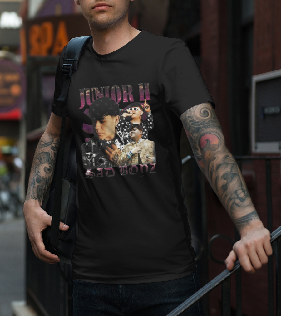 Junior H Sad Boyz Album Cover T-Shirt