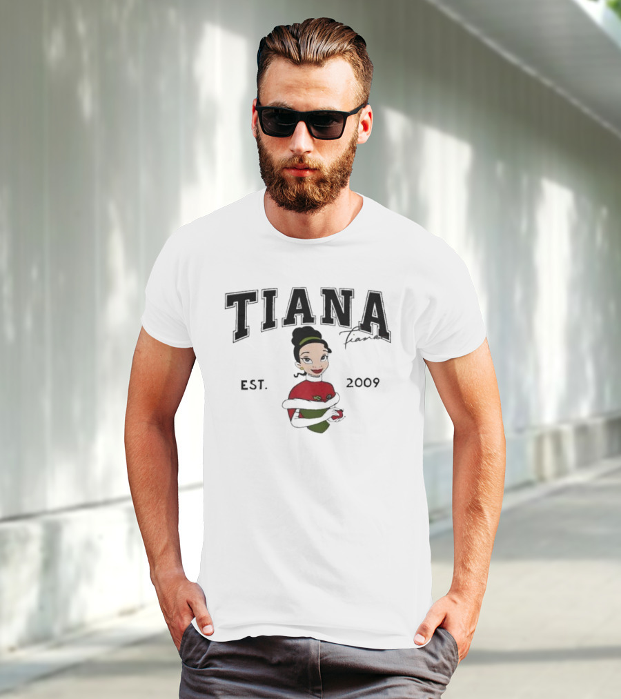 TIANA Fiana Est. 2009 Cartoon Character T-Shirt