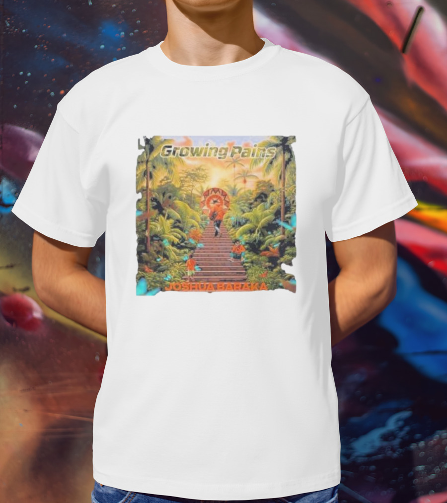 Growing Pains Joshua Baraka Tropical Staircase Scene T-Shirt