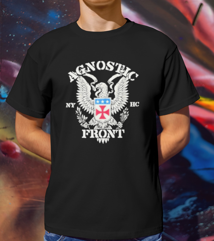 Agnostic Front Eagle NY HC Crest T-Shirt