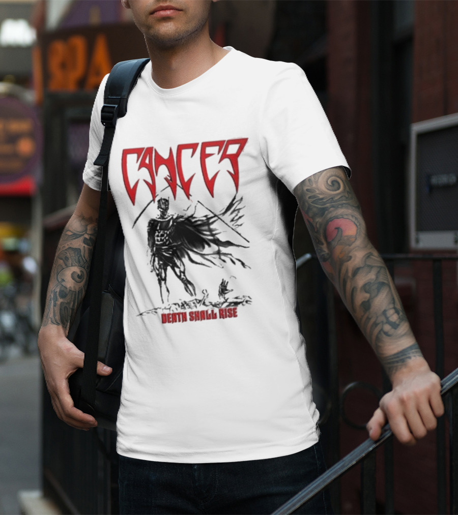 Cancer Death Shall Rise Dark Angel T-Shirt