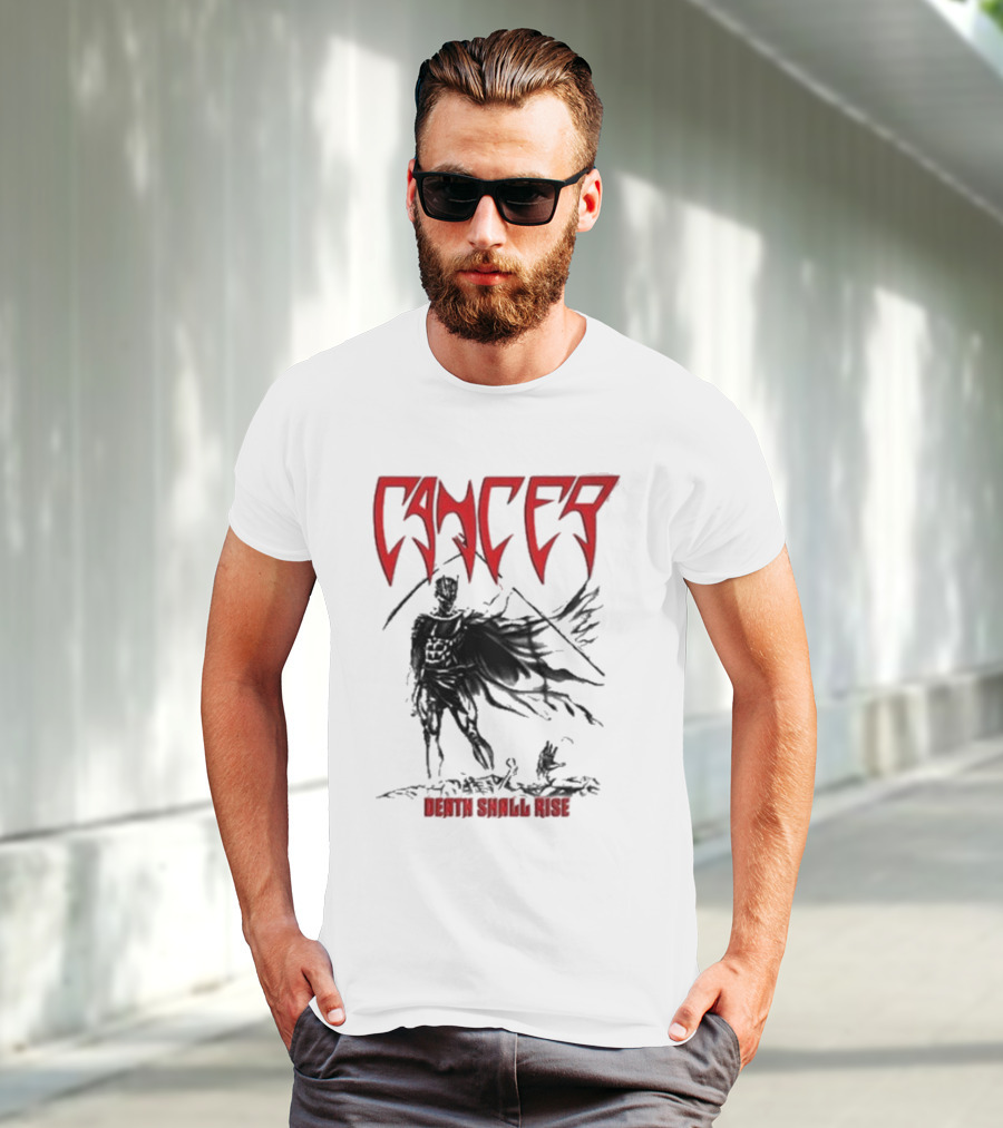 Cancer Death Shall Rise Dark Angel T-Shirt