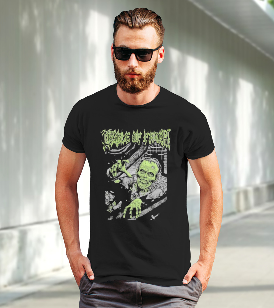 Cradle Of Filth Zombie Breaking Through Wall T-Shirt