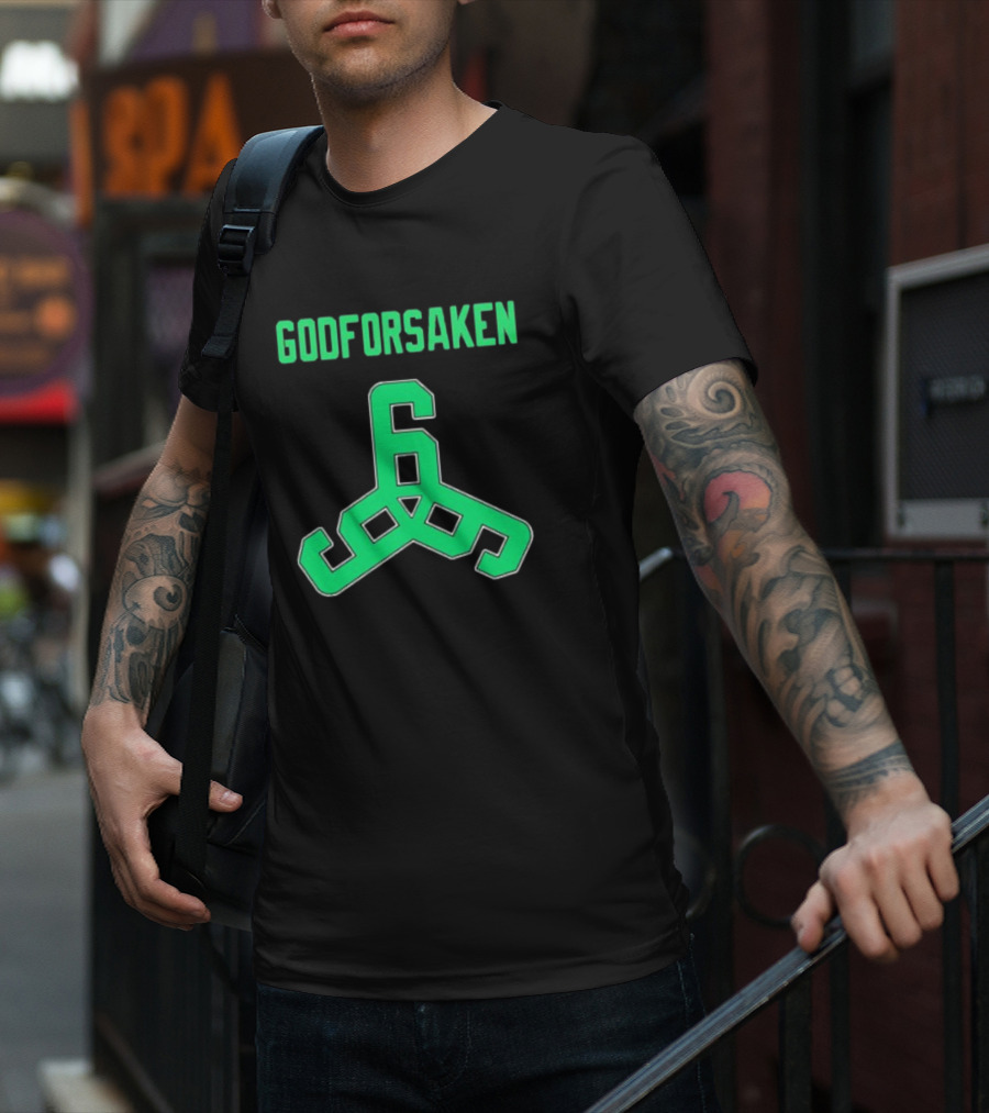 GODFORSAKEN 6 Triangular Symbol Basketball Jersey T-Shirt
