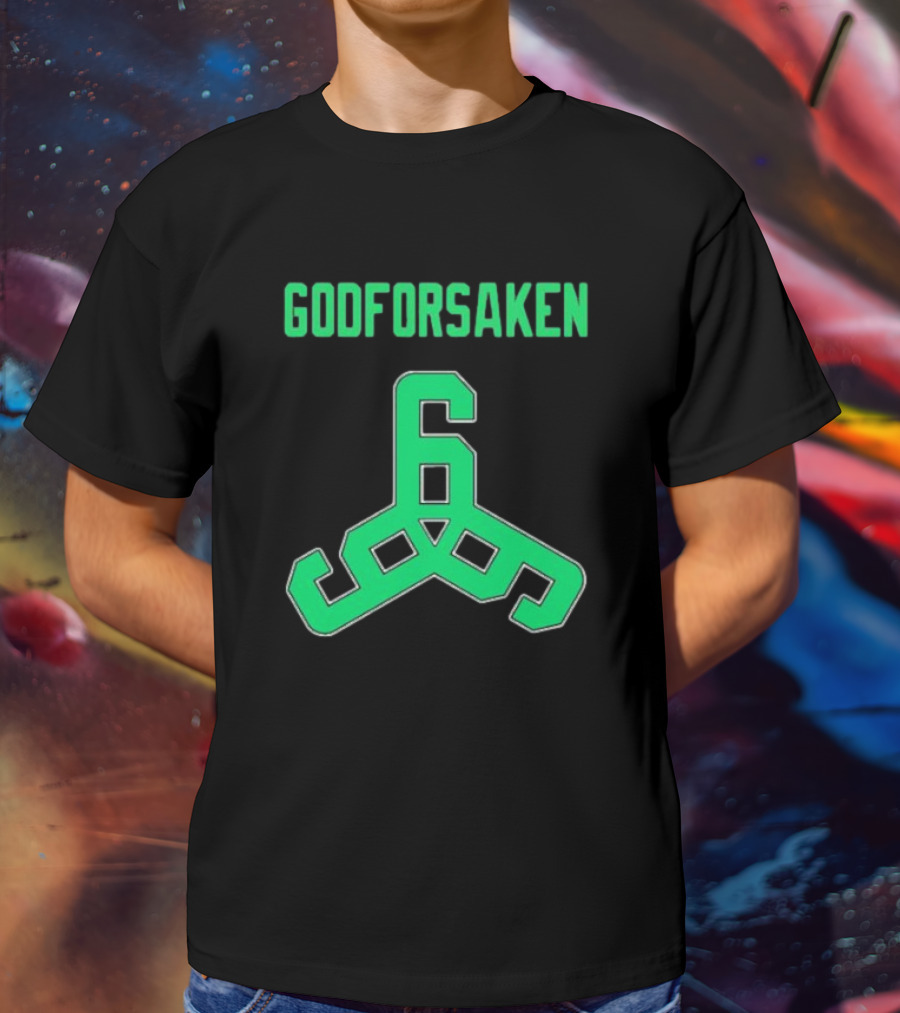 GODFORSAKEN 6 Triangular Symbol Basketball Jersey T-Shirt