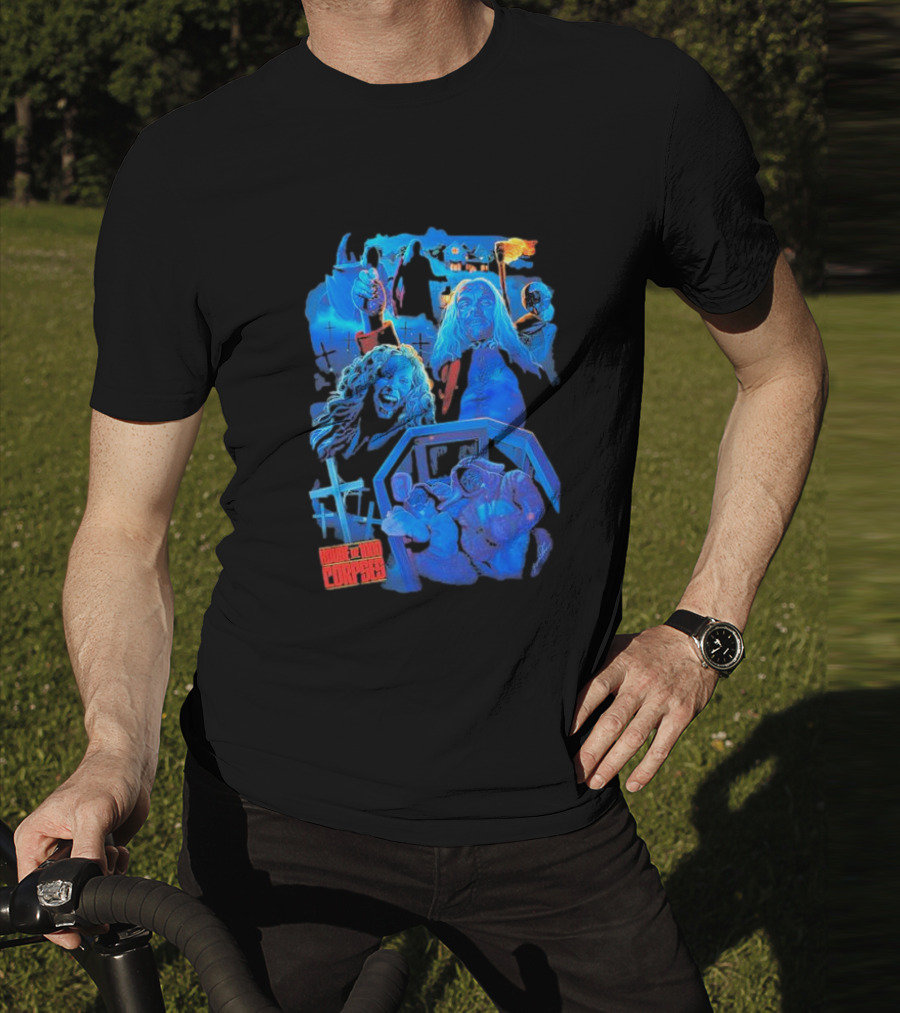 House Of 1000 Corpses Horror Villains And Terrifying Scenes Montage T-Shirt