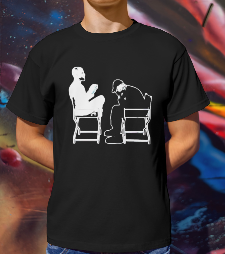 Mansionz Chairs White Outline T-Shirt