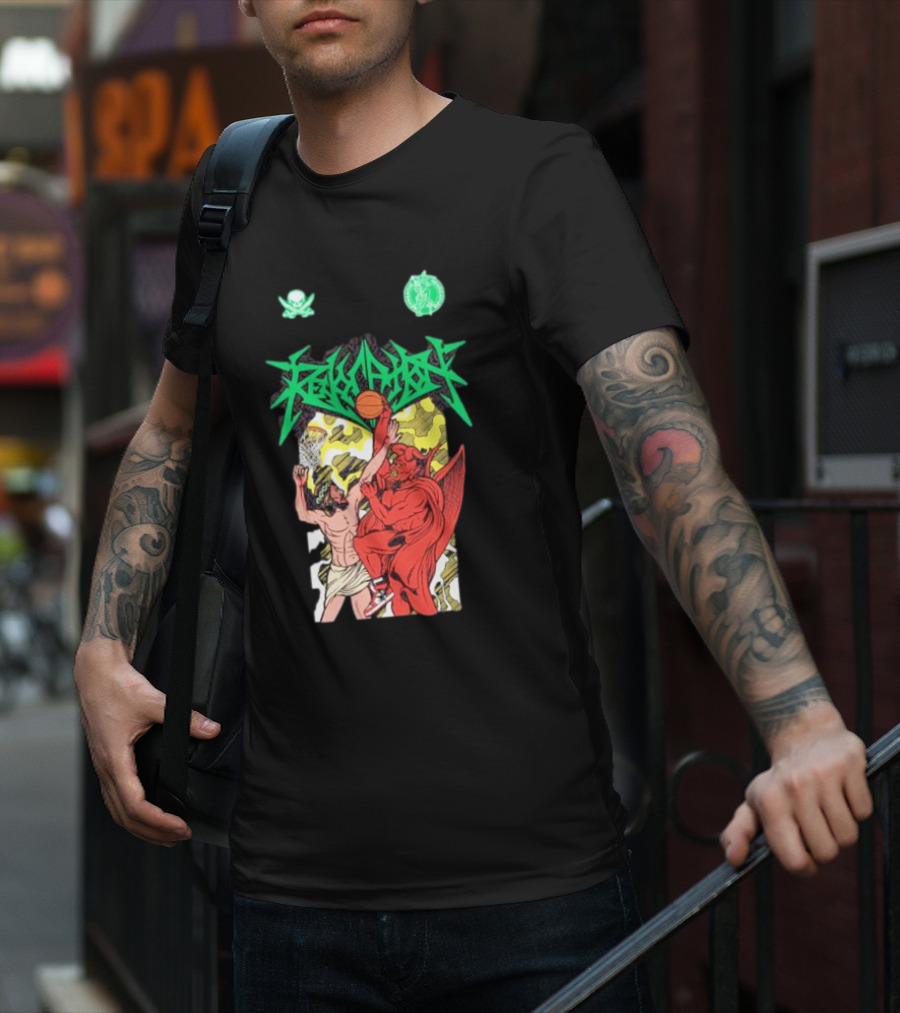 Revocation Godforsaken Demon Basketball Showdown T-Shirt