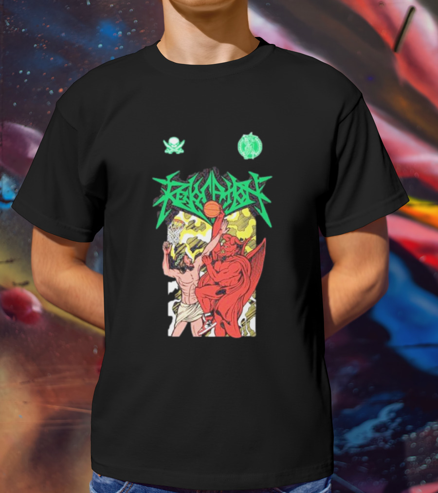 Revocation Godforsaken Demon Basketball Showdown T-Shirt