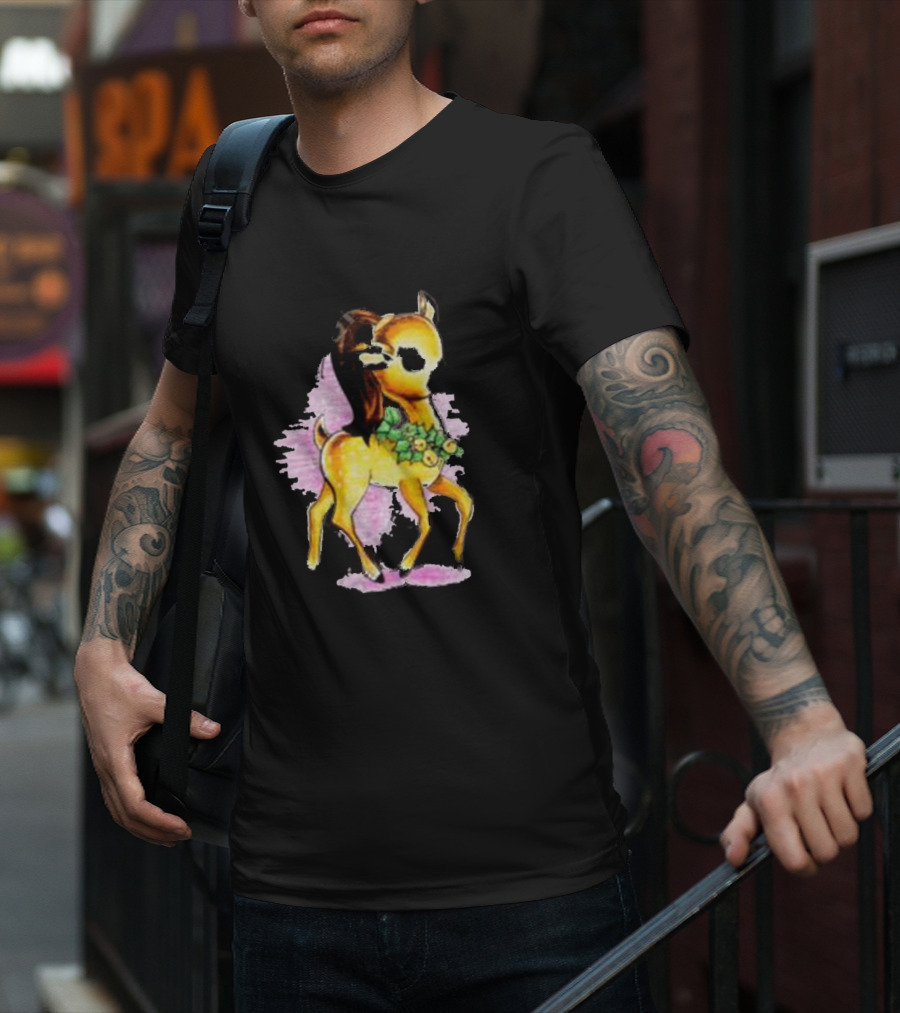 Ariana Grande Christmas And Chill Christmas Deer T-Shirt