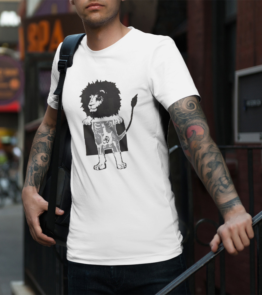 Lion Skeleton X-ray Body T-Shirt