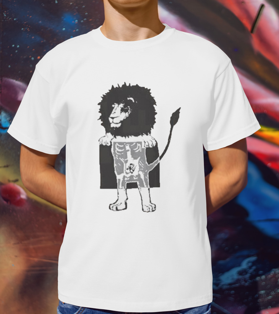 Lion Skeleton X-ray Body T-Shirt
