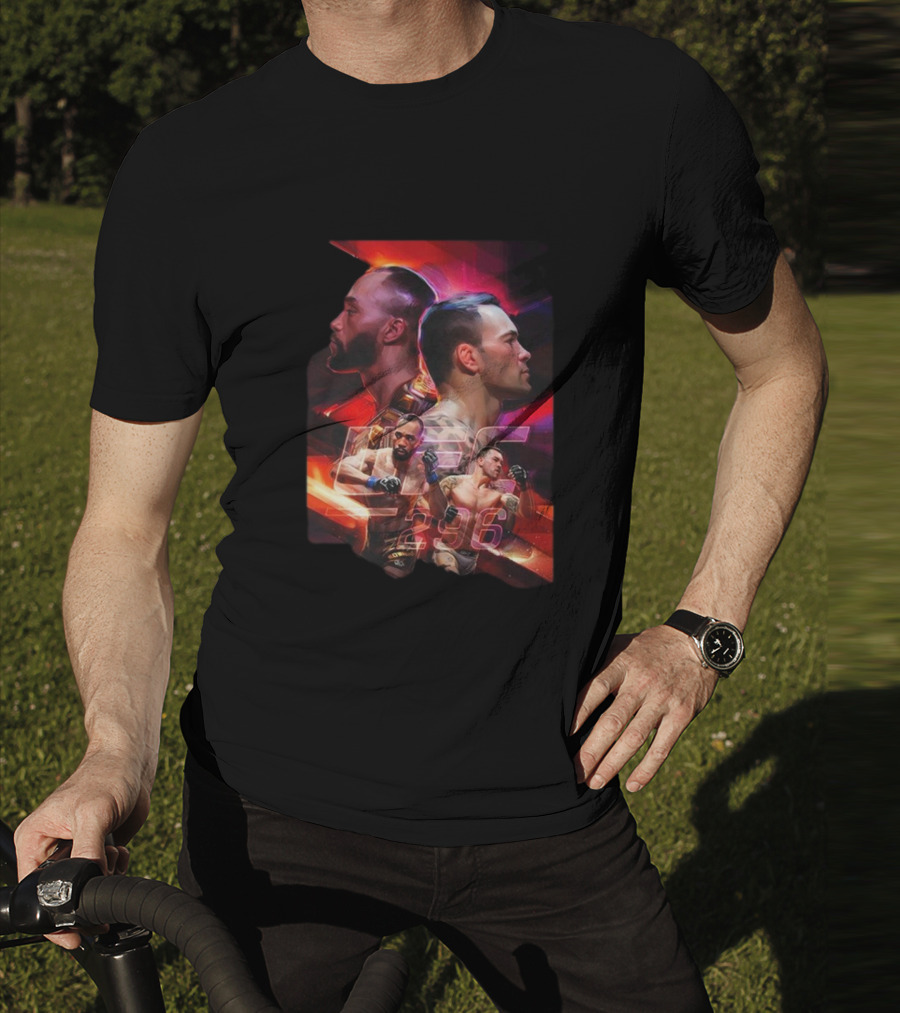 UFC 296 Men’s Artist Series Dynamic Portraits T-Shirt