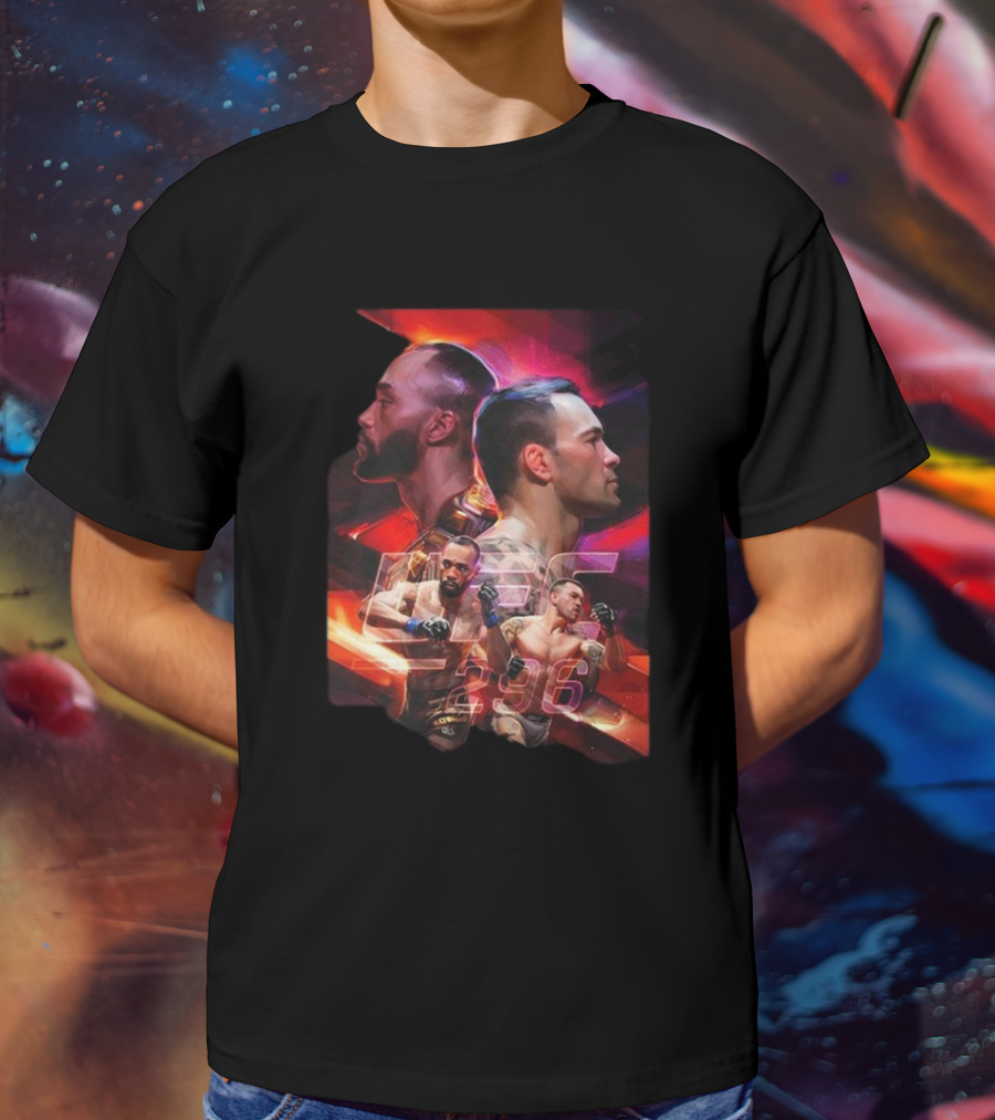 UFC 296 Men’s Artist Series Dynamic Portraits T-Shirt