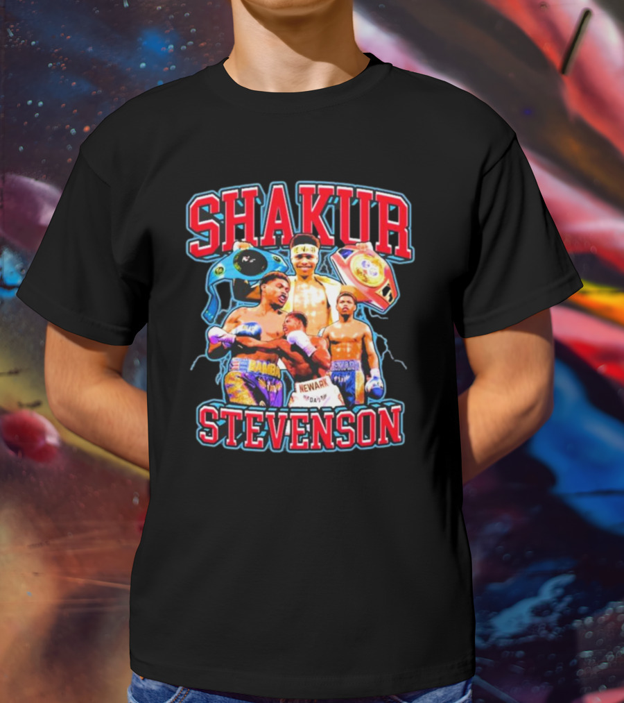 Shakur Stevenson Newark Champ Boxing Legends T-Shirt
