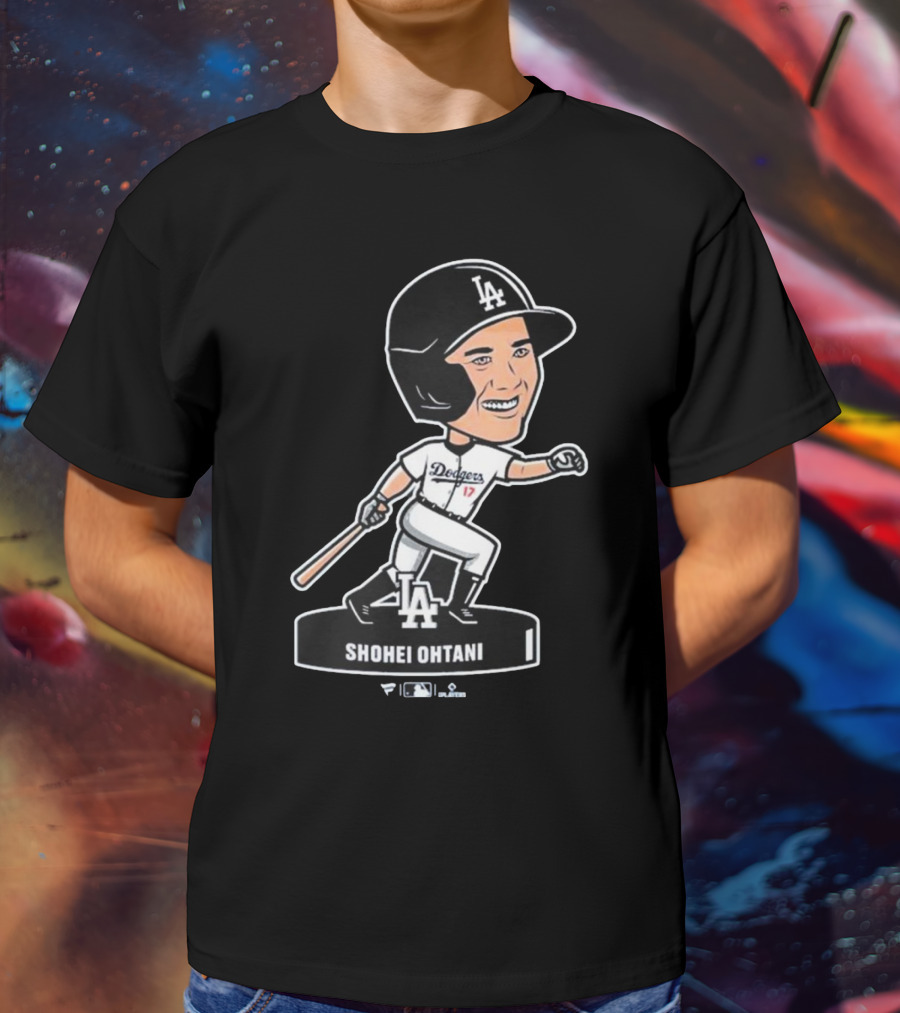 Shohei Ohtani Los Angeles Dodgers LA Bobblehead Dodgers 17 T-Shirt
