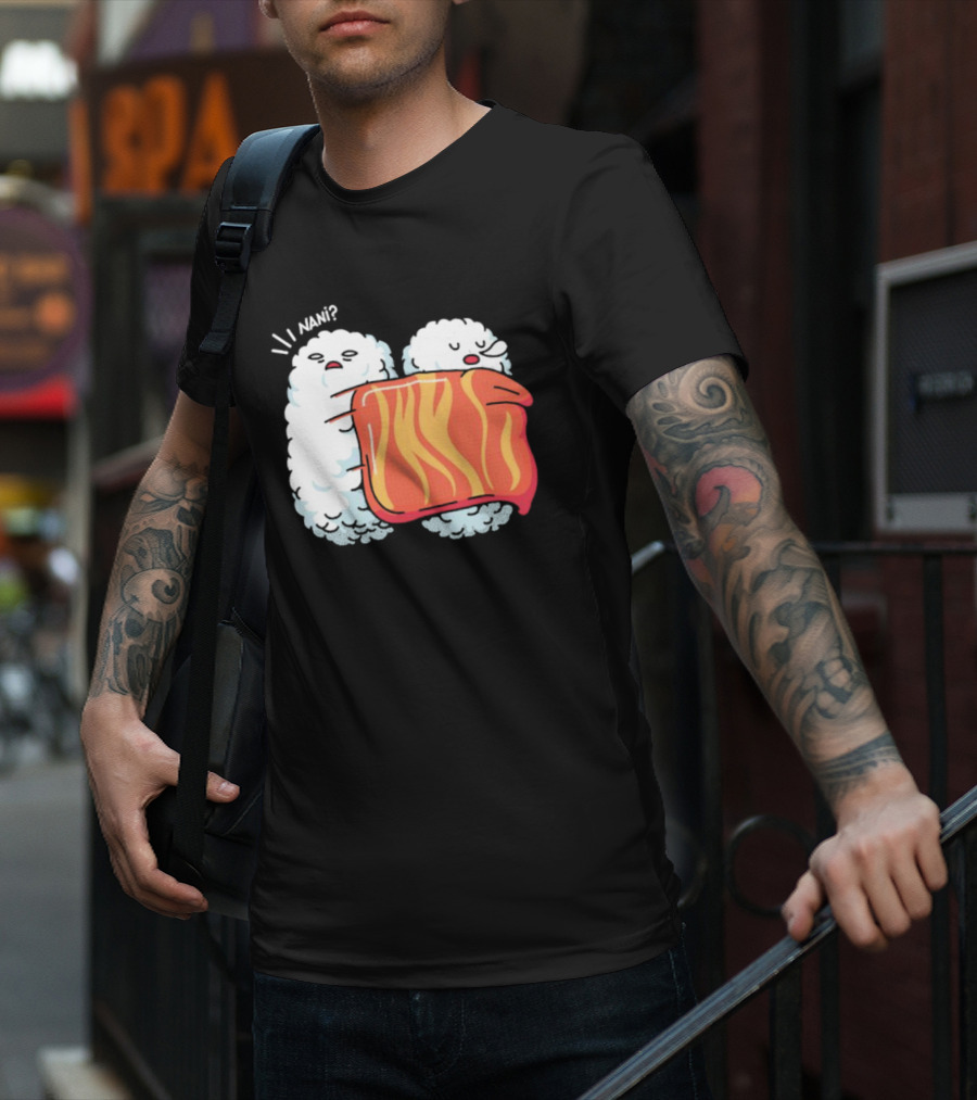 Nani Sleeping Sushi Rice Ball Blanket Surprise T-Shirt