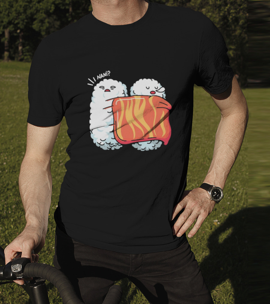 Nani Sleeping Sushi Rice Ball Blanket Surprise T-Shirt