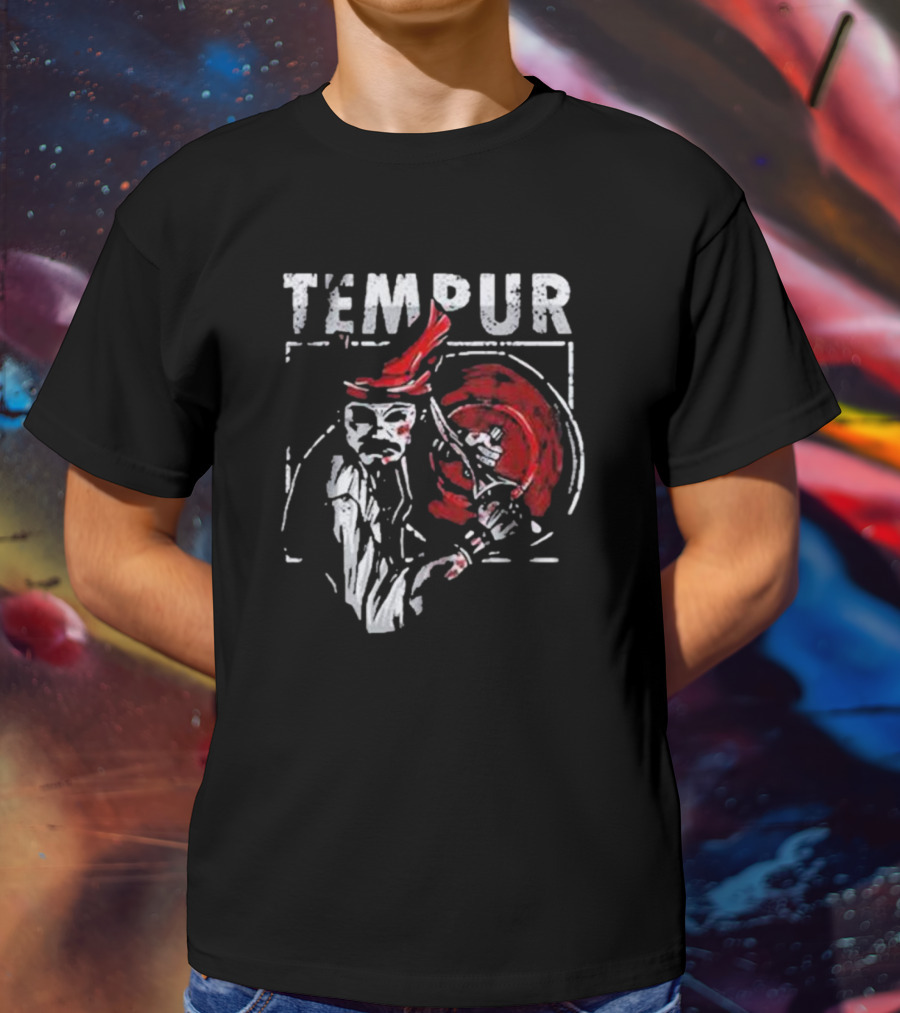 Tempur Tanah Melayu Warrior Axe And Shield T-Shirt